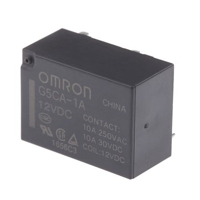 Omron PCB Power Relay, 12V dc Coil, 10A Switching Current, SPST