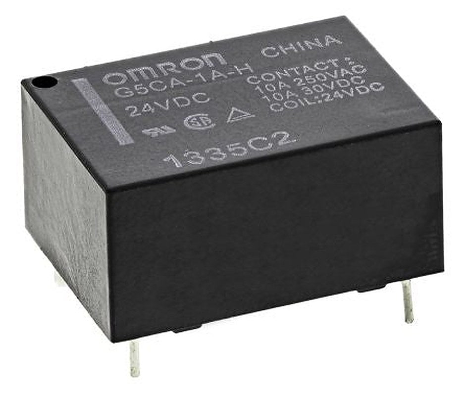 Omron PCB Power Relay, 24V dc Coil, 10A Switching Current, SPST