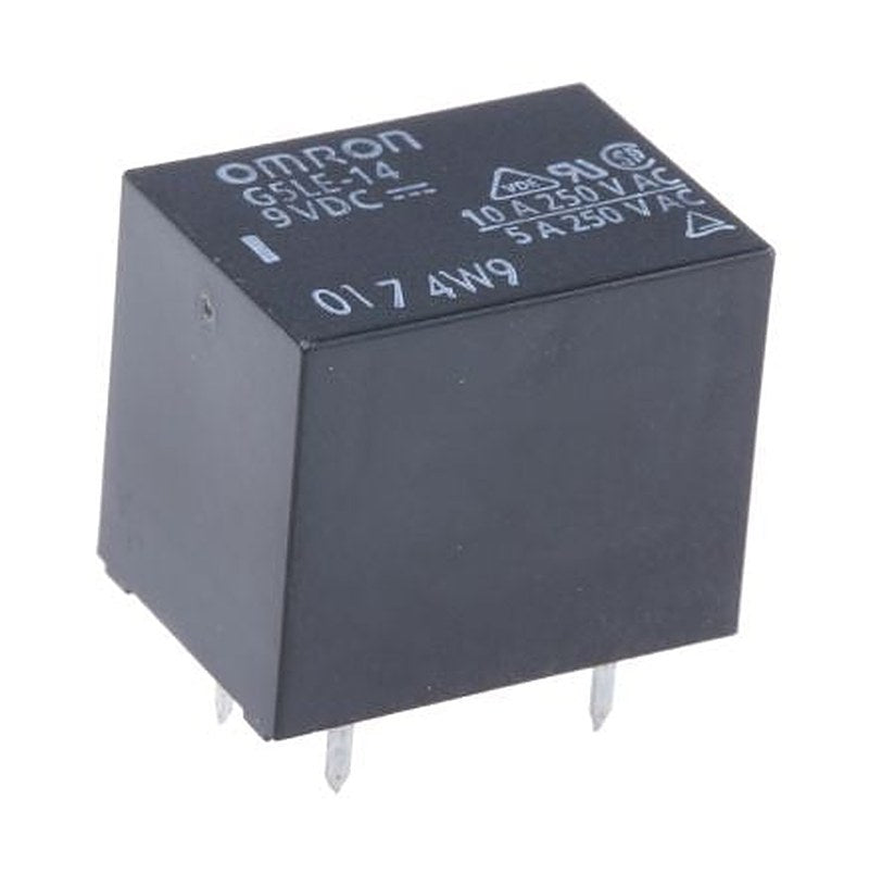 Omron PCB Power Relay, 9V dc Coil, 10A Switching Current, 1 NO