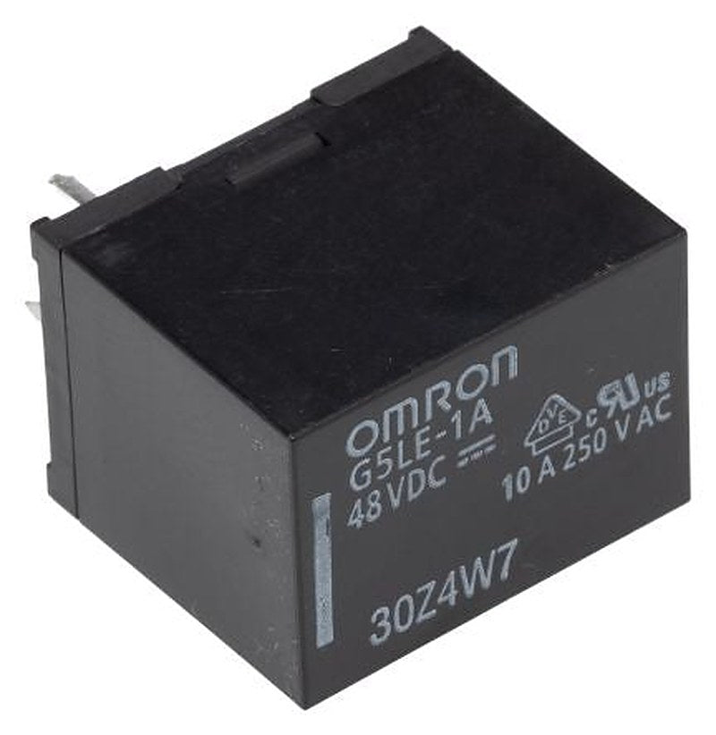 Omron PCB Power Relay, 48V dc Coil, 10A Switching Current, SPST