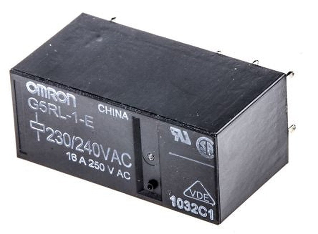 Omron PCB Power Relay, 240V ac Coil, 16A Switching Current, SPDT
