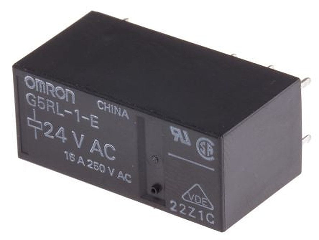 Omron PCB Power Relay, 24V ac Coil, 16A Switching Current, SPDT