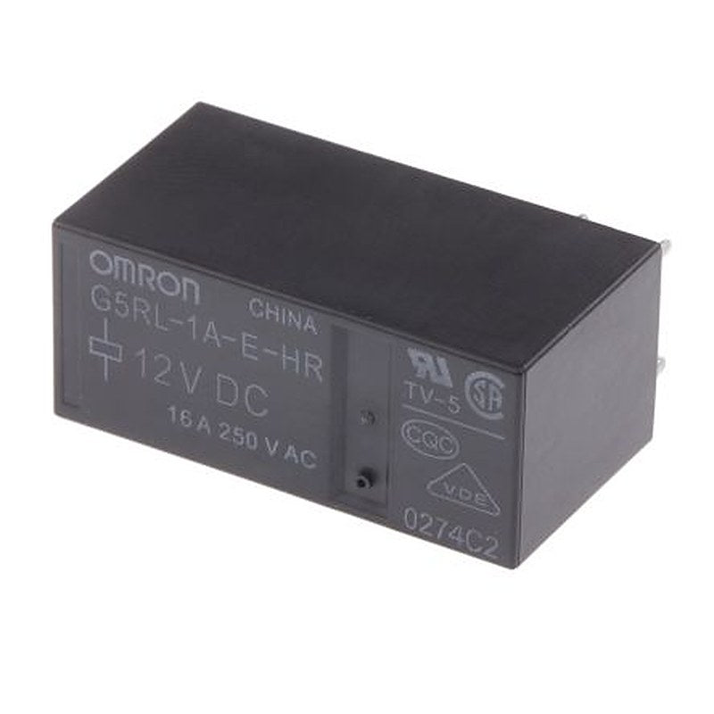 Omron PCB Power Relay, 12V dc Coil, 16A Switching Current, SPST