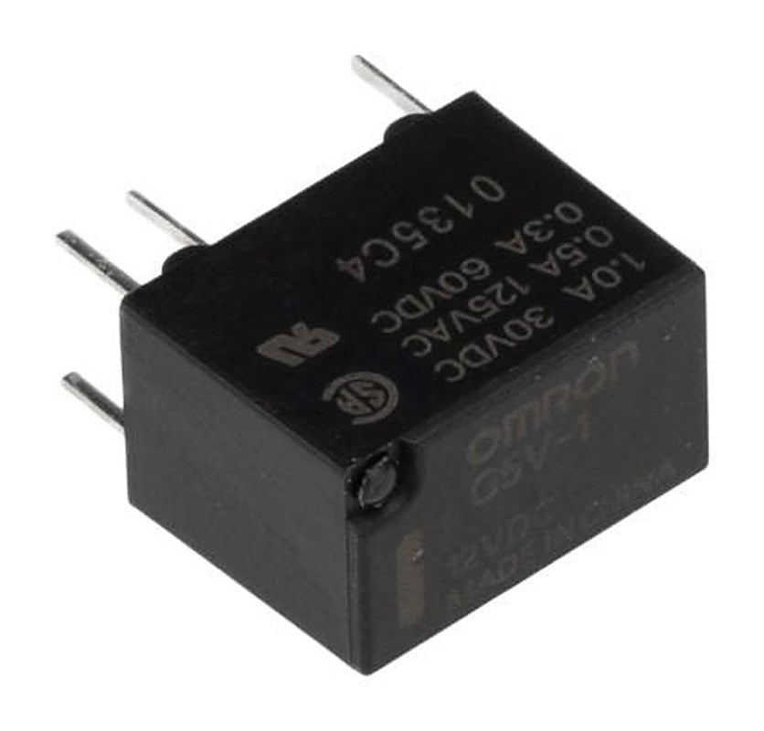 Omron PCB Signal Relay, 12V dc Coil, 2A, SPDT