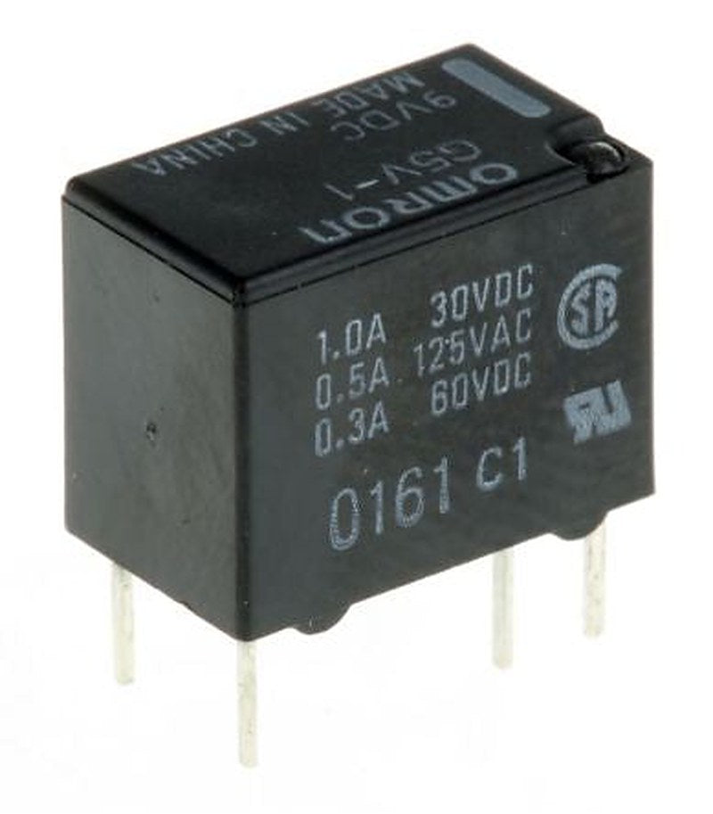 Omron PCB Relay, 9V dc Coil, 1A Switching Current, SPDT