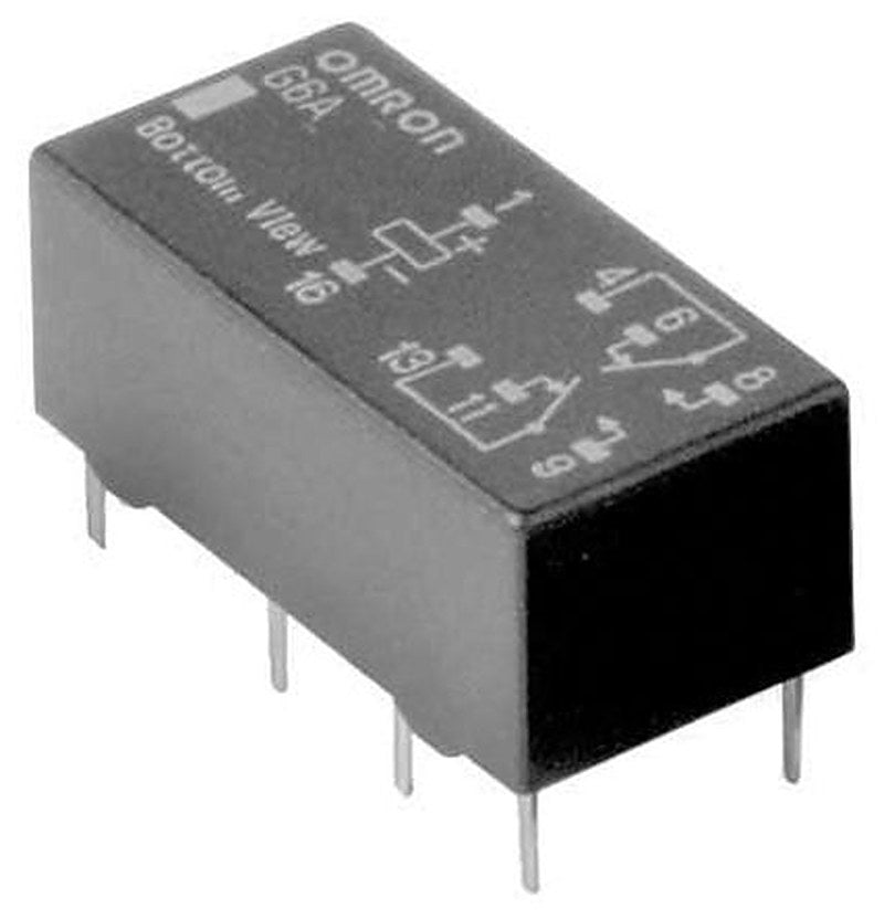 Omron PCB Signal Relay, 24V dc Coil, 2A, DPDT