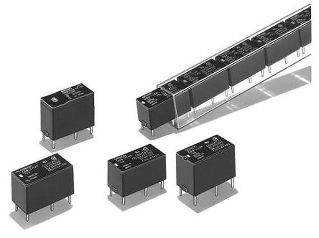 Omron PCB Relay, 5V dc Coil, 5A Switching Current, DPST
