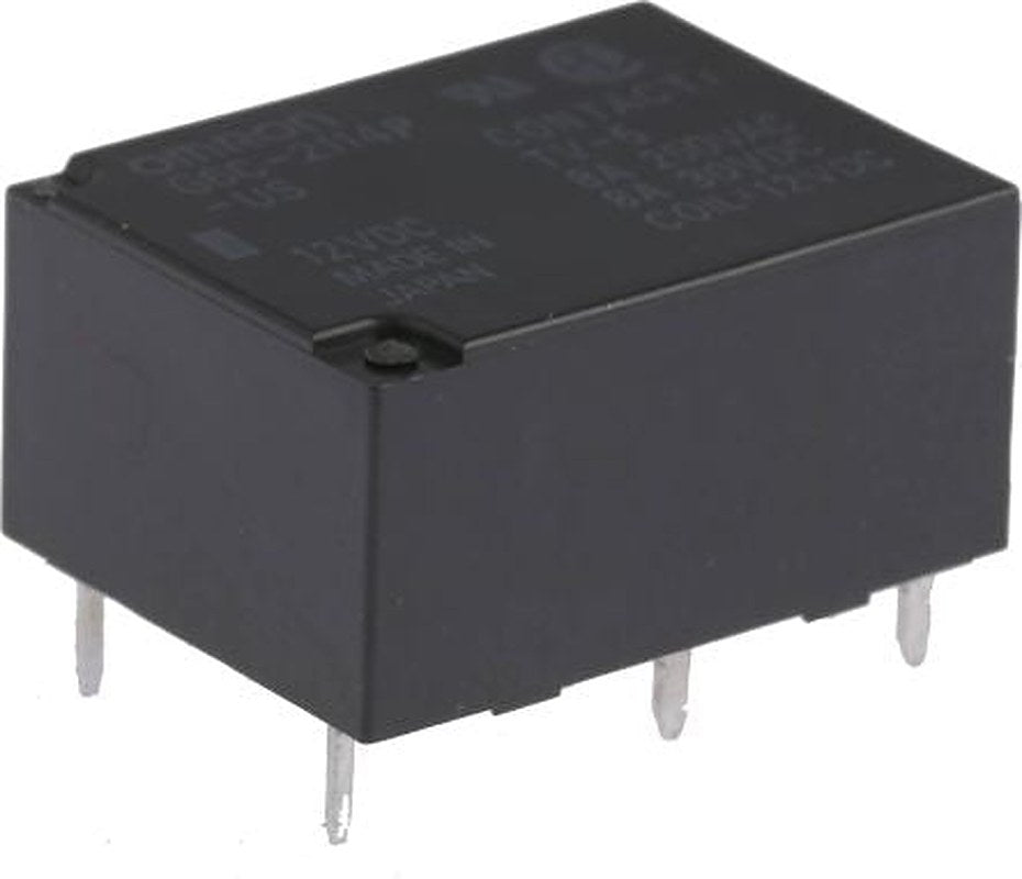 Omron PCB Power Relay, 12V dc Coil, 8A Switching Current, SPST