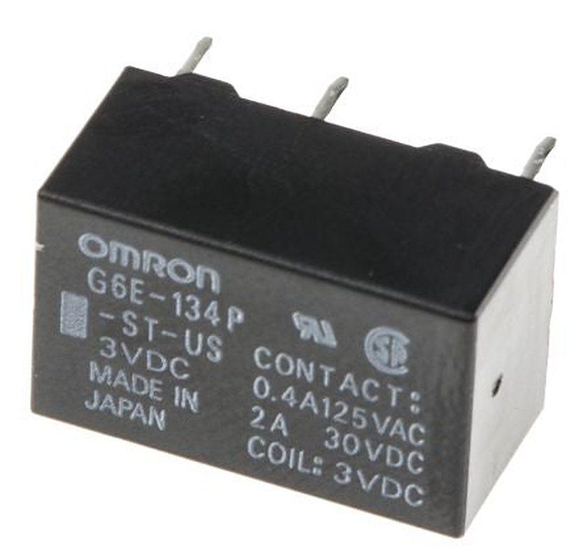 Omron PCB Power Relay, 3V dc Coil, 3A Switching Current, SPDT