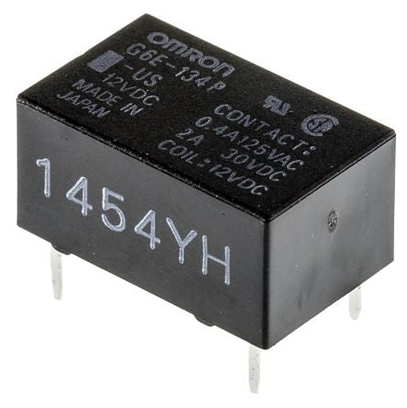 Omron PCB Power Relay, 12V dc Coil, 3A Switching Current, SPDT
