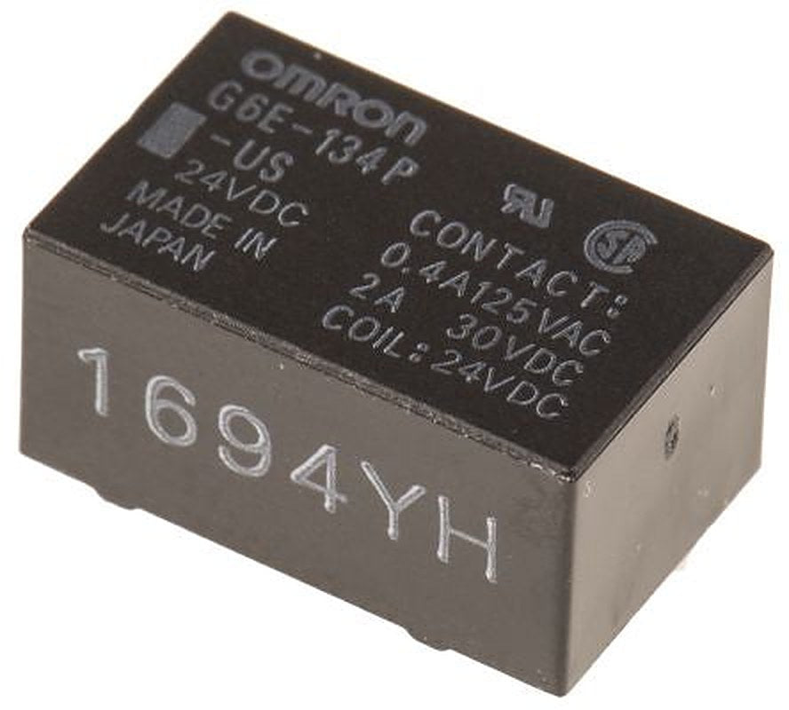 Omron PCB Power Relay, 24V dc Coil, 3A Switching Current, SPDT