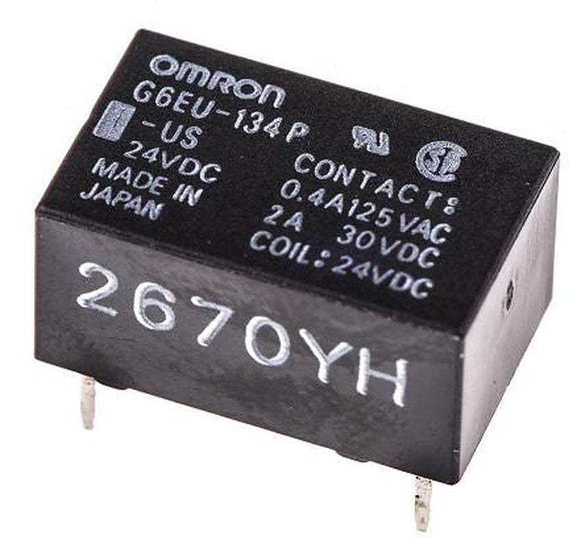 Omron PCB Signal Relay, 24V dc Coil, 3A, SPDT