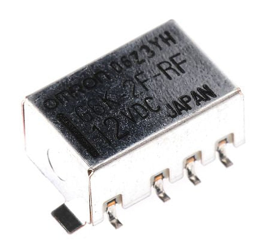 Omron Surface High Frequency Relay, 12V dc Coil, 1 GHz Max. Coil Freq., DPDT