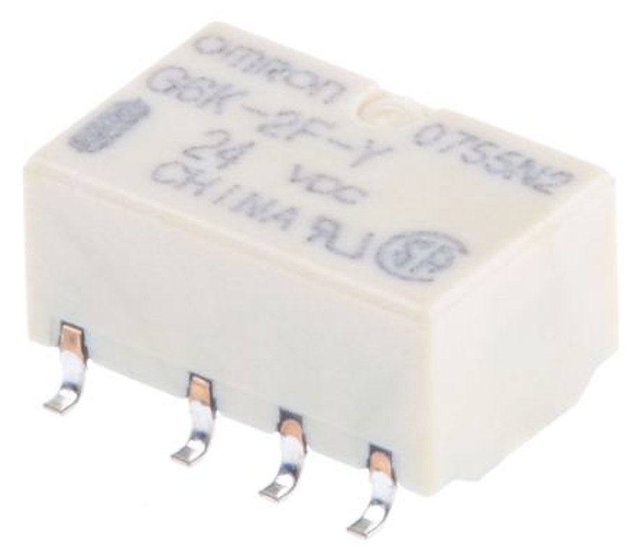 Omron Surface Signal Relay, 24V dc Coil, 1A, DPDT