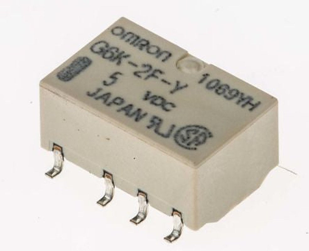 Omron Surface High Frequency Relay, 5V dc Coil, DPDT