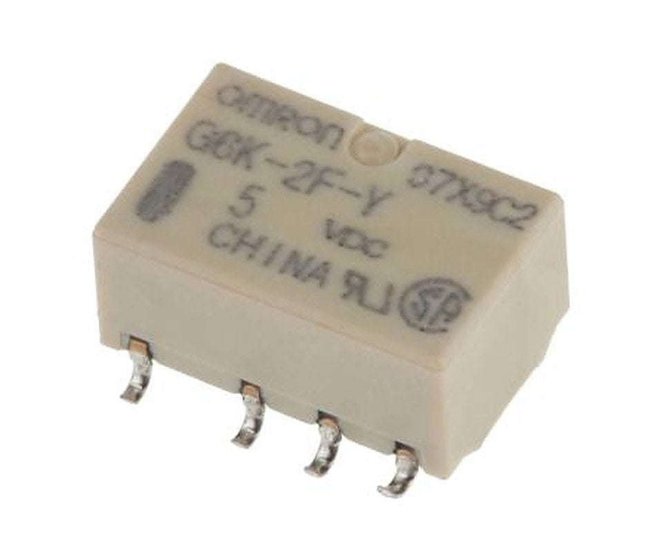 Omron Surface Signal Relay, 5V dc Coil, 1A, DPDT
