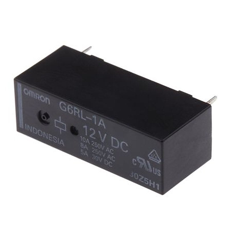 Omron PCB Power Relay, 12V dc Coil, 10A Switching Current, SPST