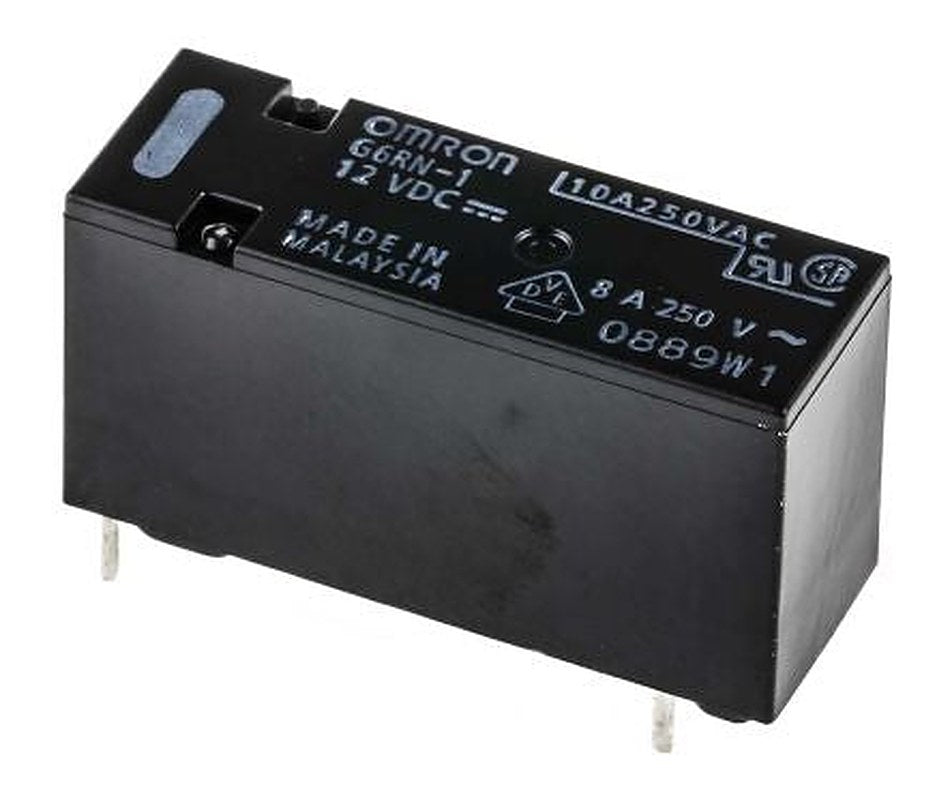 Omron PCB Power Relay, 12V dc Coil, 8A Switching Current, SPDT