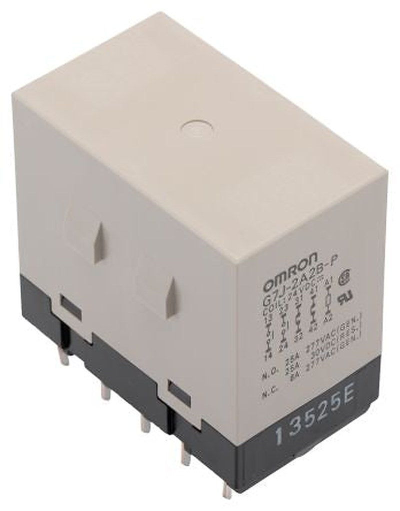 Omron PCB Power Relay, 24V dc Coil, 25A Switching Current, DPDT