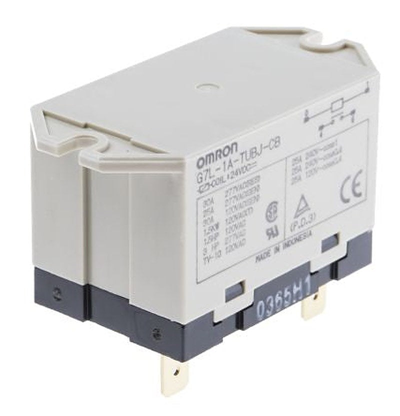 Omron Flange Power Relay, 24V dc Coil, 30A Switching Current, SPST