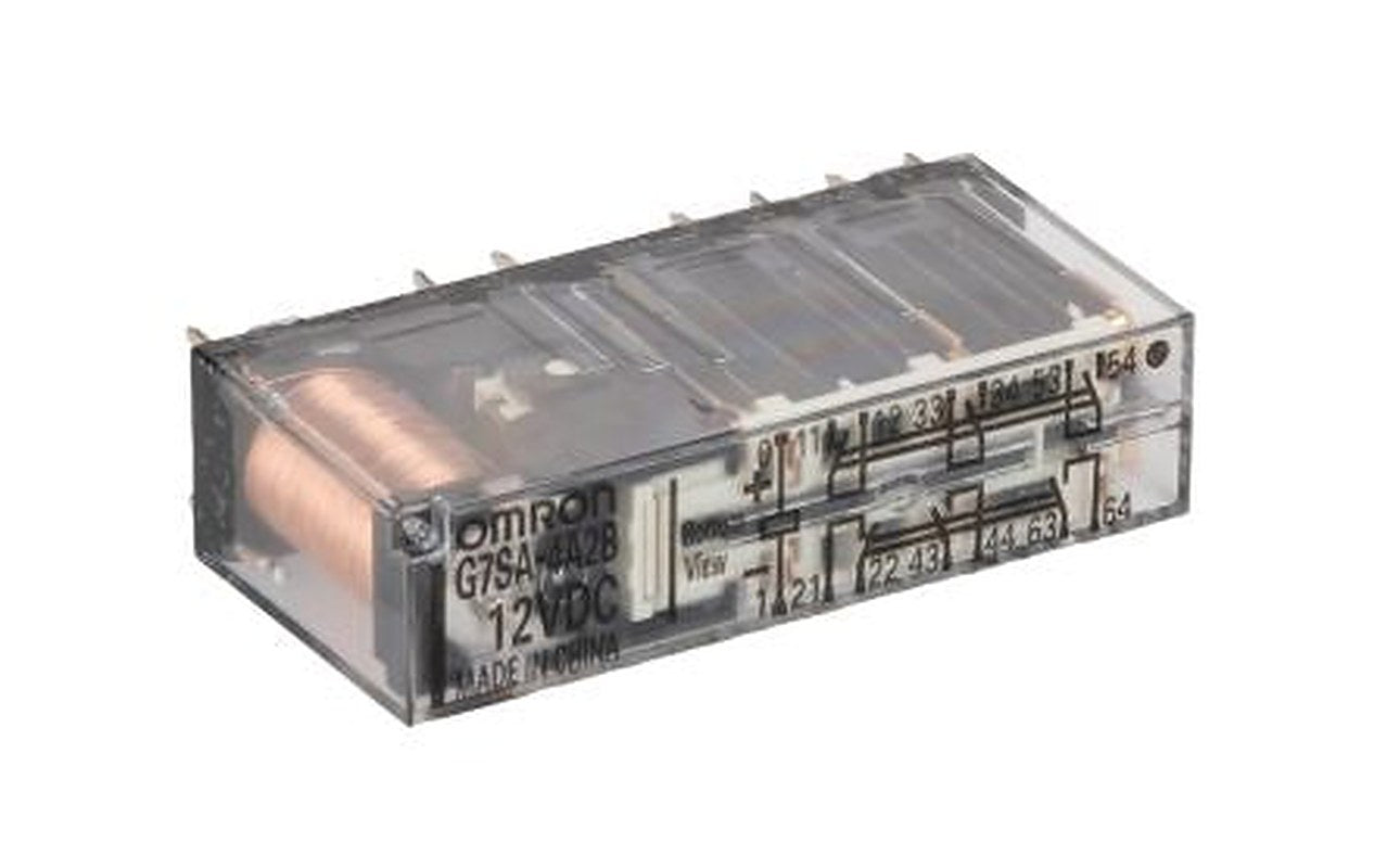 Omron PCB Force Guided Relay, 12V Coil Voltage