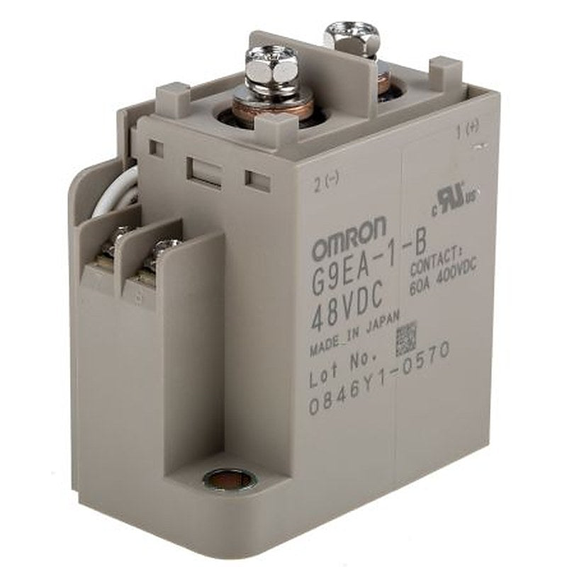 Omron Surface Power Relay, 48V dc Coil, 100A Switching Current, SPST