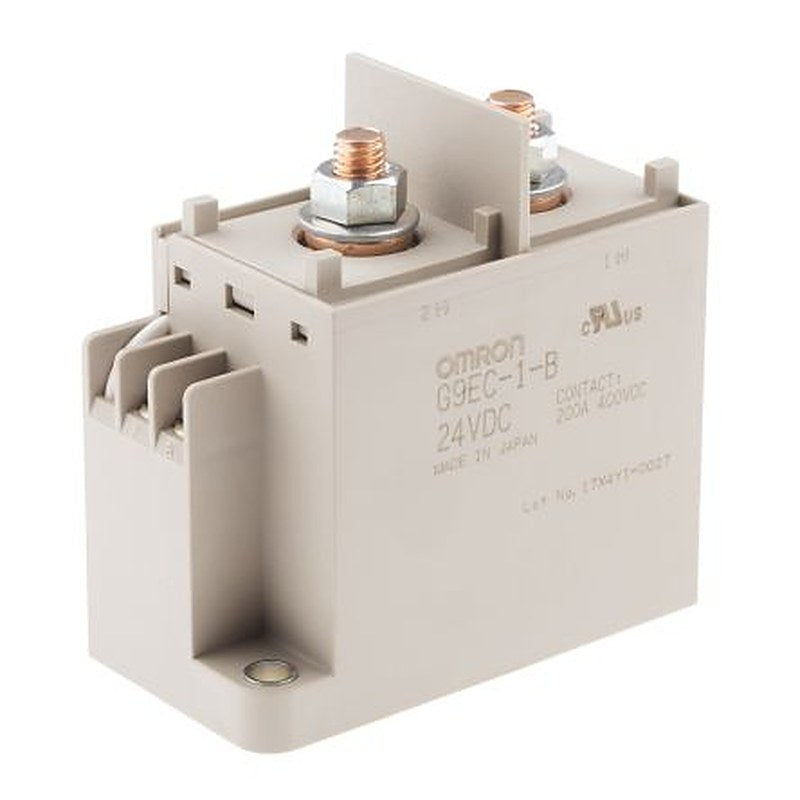 Omron Surface Power Relay, 24V dc Coil, 200A Switching Current, SPST