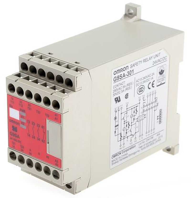 Omron G9SA, 24V ac/dc Safety Relay, 3 Safety Contacts, 1