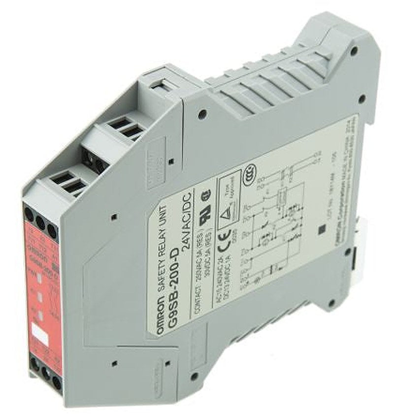 Omron G9SB, 24V ac/dc Safety Relay, 2 Safety Contacts