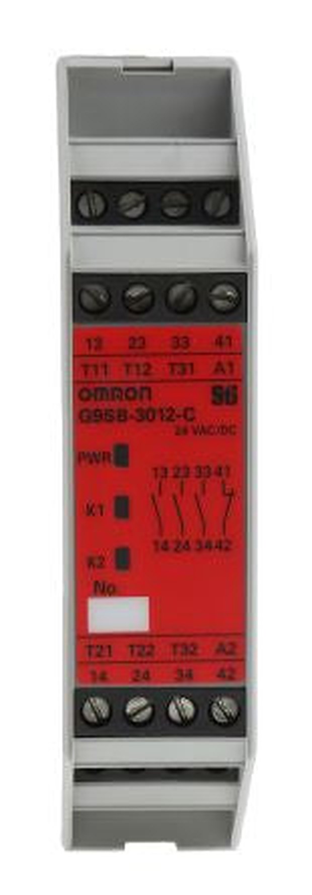 Omron G9SB, 24V ac/dc Safety Relay, 3 Safety Contacts, 1