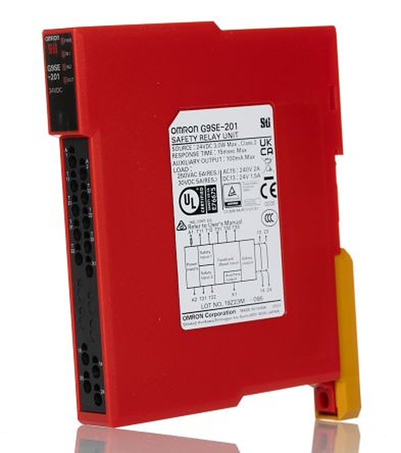 Omron G9SE, 24V dc Safety Relay, 2 Safety Contacts