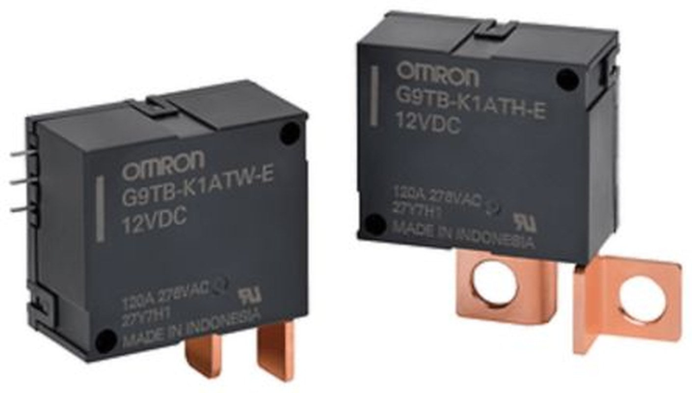 Omron Screw Power Relay, 12V dc Coil, 120A Switching Current, SPST