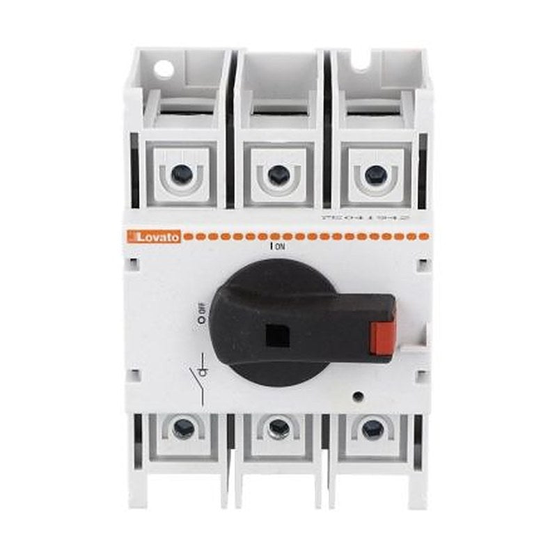 Lovato 3-Pole Panel Switch Disconnector -, IP20, 80A, 45 kW