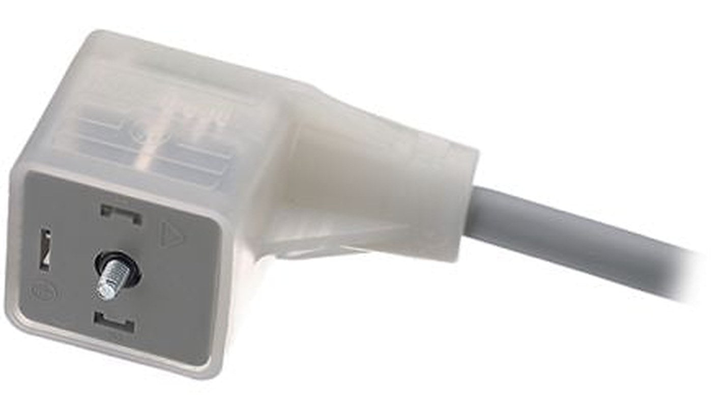 Hirschmann GAN22LU-S24-6090200 2+2+PE DIN 43650 A DIN 43650 Solenoid Connector Female Indicator Light, 24V Voltage