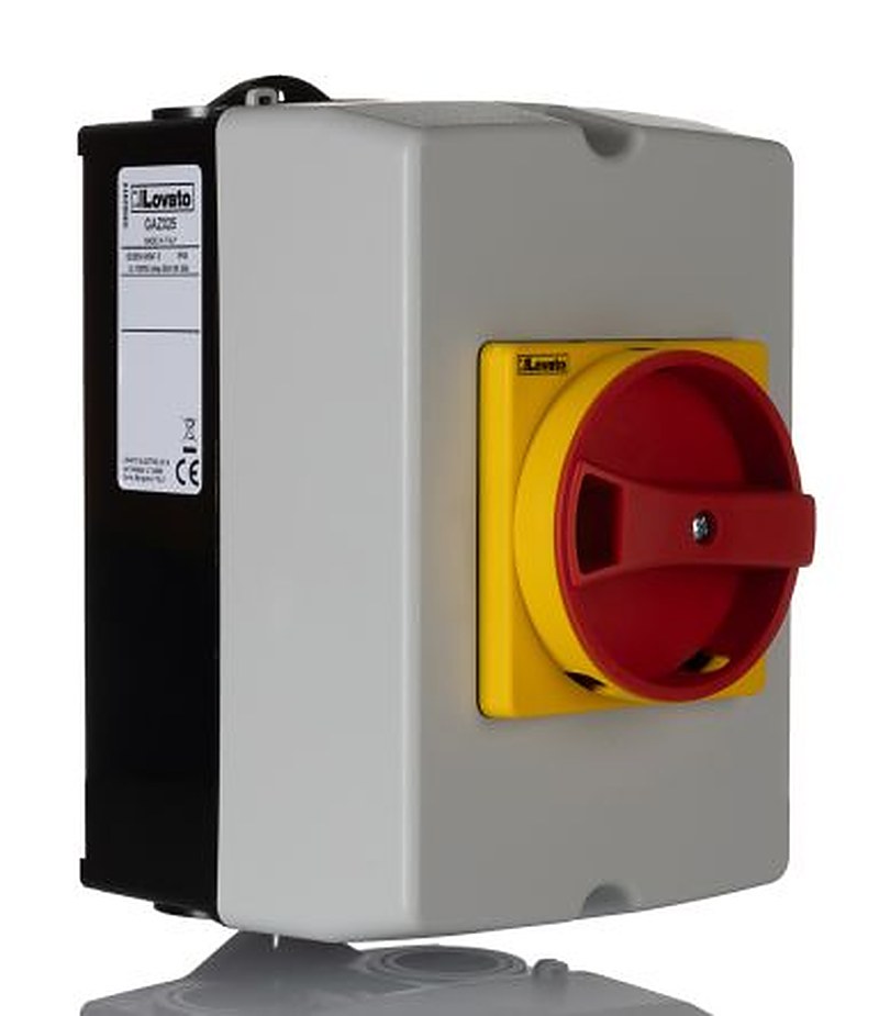Lovato 3-Pole Panel Switch Disconnector -, IP65, 16A, 7.5 kW