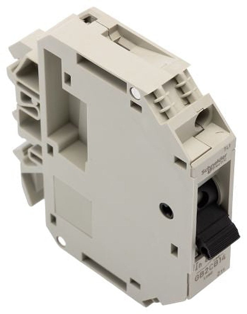 Schneider Electric TeSys TeSyS GB2 Thermal Circuit Breaker - 1-Pole, DIN Rail, 8A Current Rating, 1.5 kA, 110V ac, 48 V