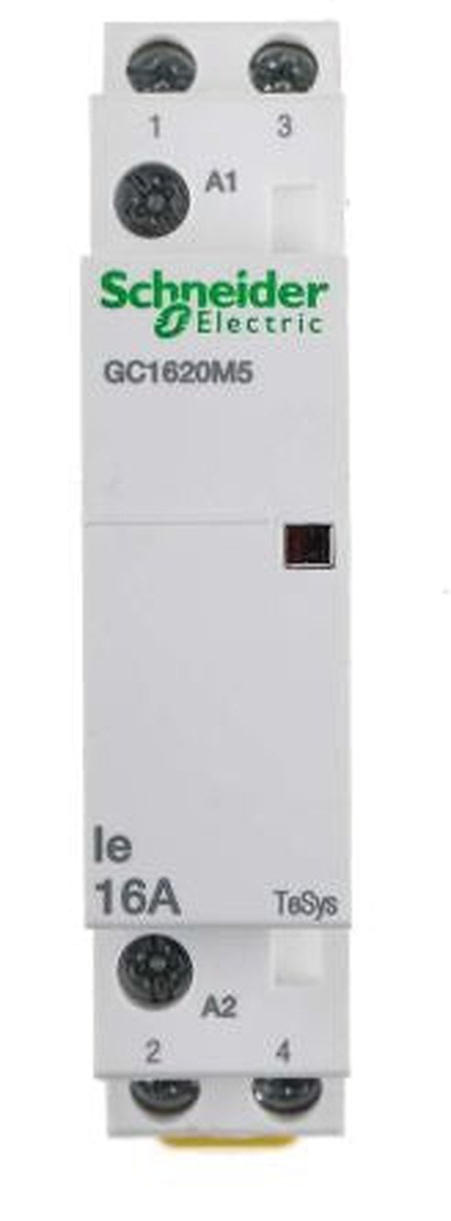Schneider Electric TeSyS GC Contactor, 230V ac Coil, 2-Pole, 16 A, 1.3 W 220V, 2 NO, 250V ac