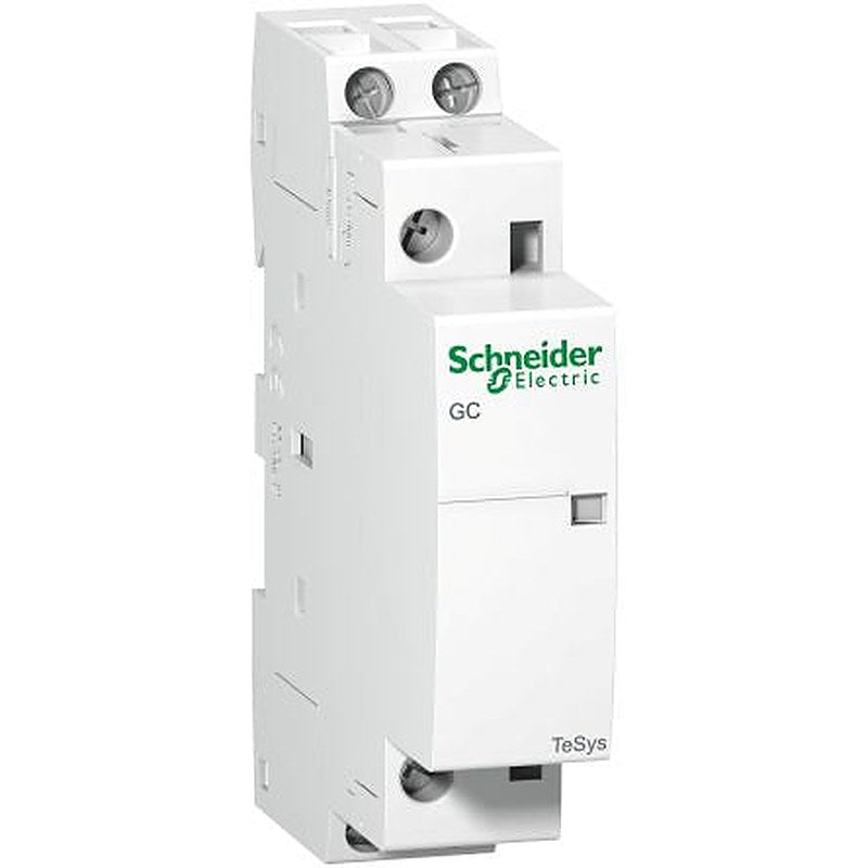 Schneider Electric TeSyS GC Contactor, 24V ac Coil, 2-Pole, 25 A, 1.65 W 250V ac, 2 NO, 250V ac