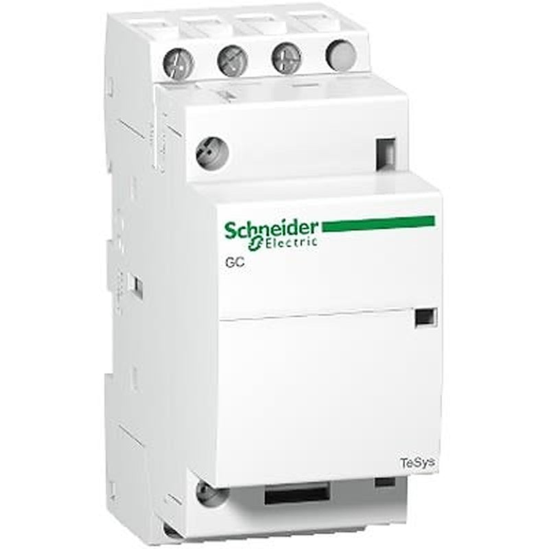 Schneider Electric GC Contactor, 240V ac Coil, 3-Pole, 25 A, 1.6 W, 3 NO, 250V ac