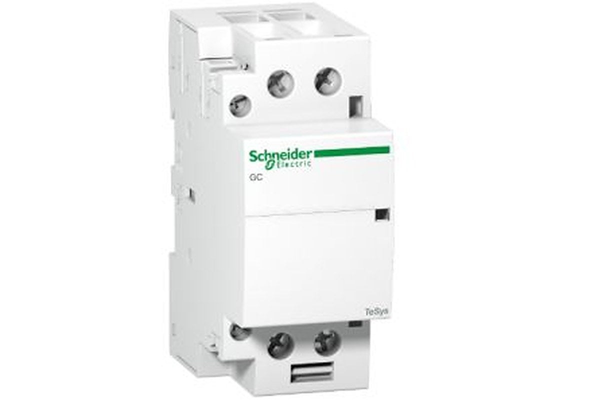 Schneider Electric TeSyS GC Contactor, 240V Coil, 2-Pole, 3.2 W 240V, 2 NC