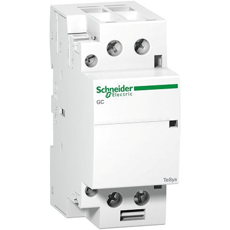 Schneider Electric TeSyS GC Contactor, 230V ac Coil, 2-Pole, 40 A, 3.2 W 230V ac, 2 NO, 250V ac