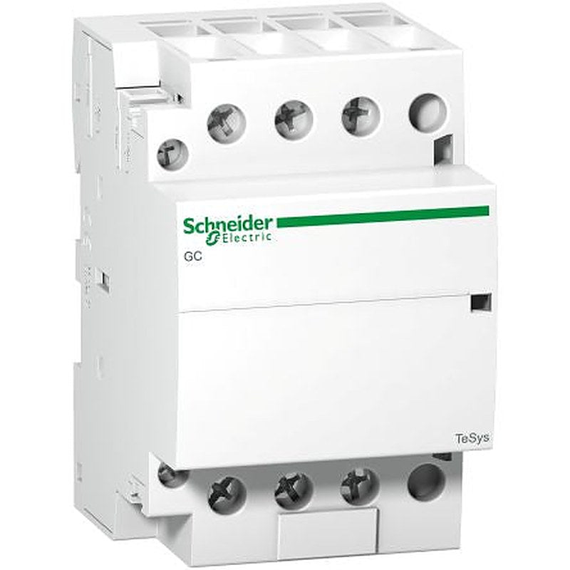 Schneider Electric GC4 Contactor, 240V ac Coil, 3-Pole, 6.5 VA 220V ac, 3 NO, 250V