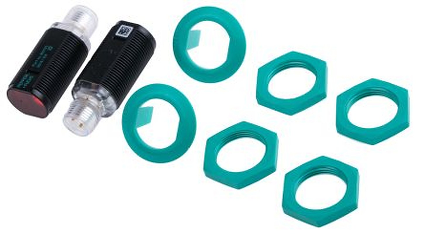 Pepperl + Fuchs Through Beam Photoelectric Sensor, Barrel Sensor