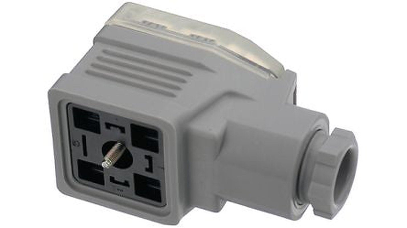 Hirschmann GDME 2011 2+PE DIN 43650 DIN 43650 Solenoid Connector Female, 250V Voltage