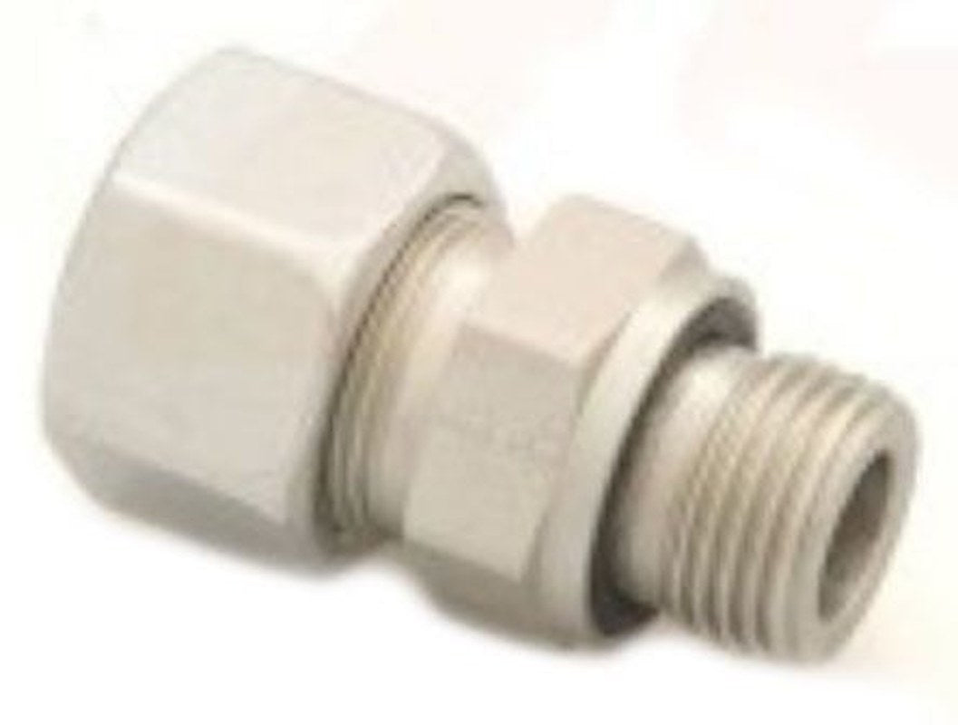 Parker, GE12LMEDCF Zinc Chromium Steel
