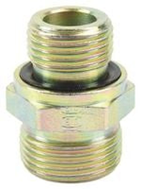 Parker GE12LR1/4EDCF Hydraulic Fitting Male G, 90 °, Steel, 12 mm Hose ID