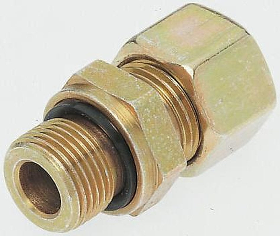 Parker GE18LREDCF Hydraulic Fitting Male G, 90 °, Steel, 18 mm Hose ID