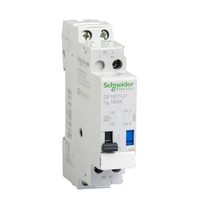 Schneider Electric DIN Rail Power Relay, 230V ac, 240 V ac Coil, 16A Switching Current, SPDT