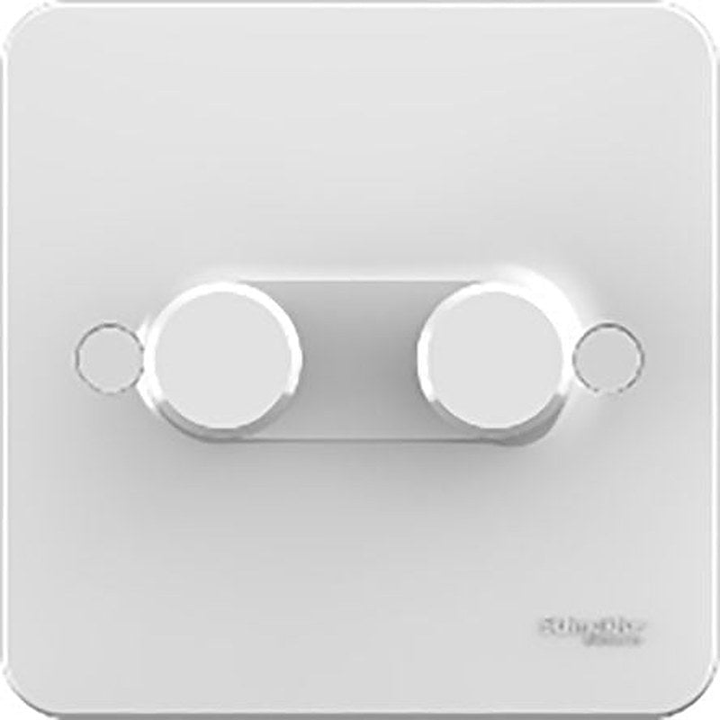 Schneider Electric 2 Way 2 Gang Dimmer Switch, 230V, 250 W