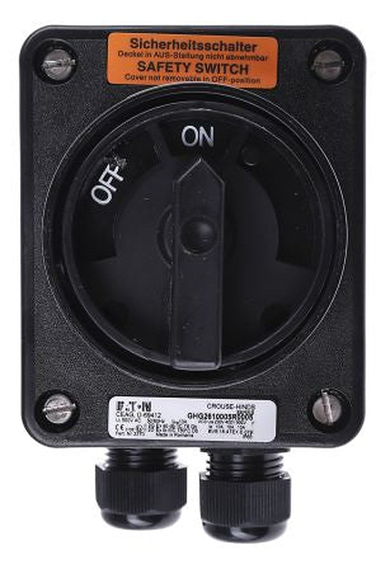 Eaton 3-Pole Isolator Switch -, IP66, 10A